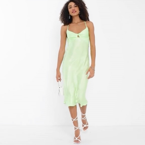 New BERSHKA  100% Viscose silky smooth cami dress J186 - Picture 2 of 9